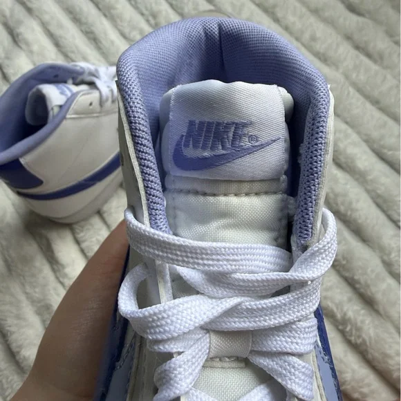 Nike Blazer Mid ‘77 SE GS ‘Double Swoosh - Purple’ - Picture 3 of 5